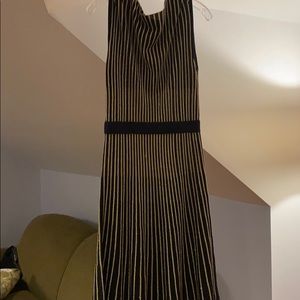 Stunning Navy & Gold Sweater Dress Marc Jacobs